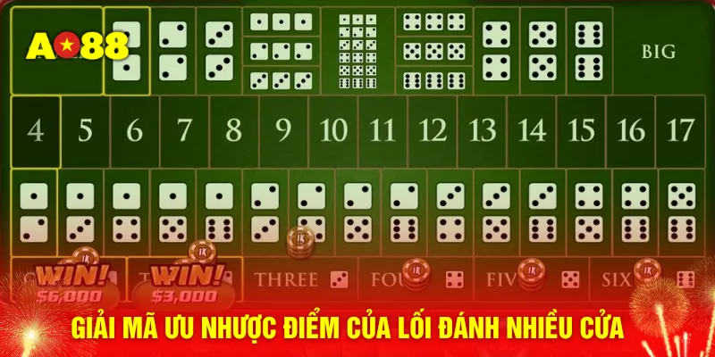 Giải mã ưu nhược điểm của lối đánh nhiều cửa